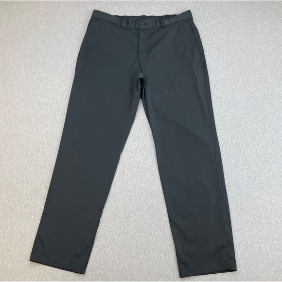 Nike Other - Nike Pants Mens 32 X 32 Black Performance Stretch Dri-Fit Flat Front Golf